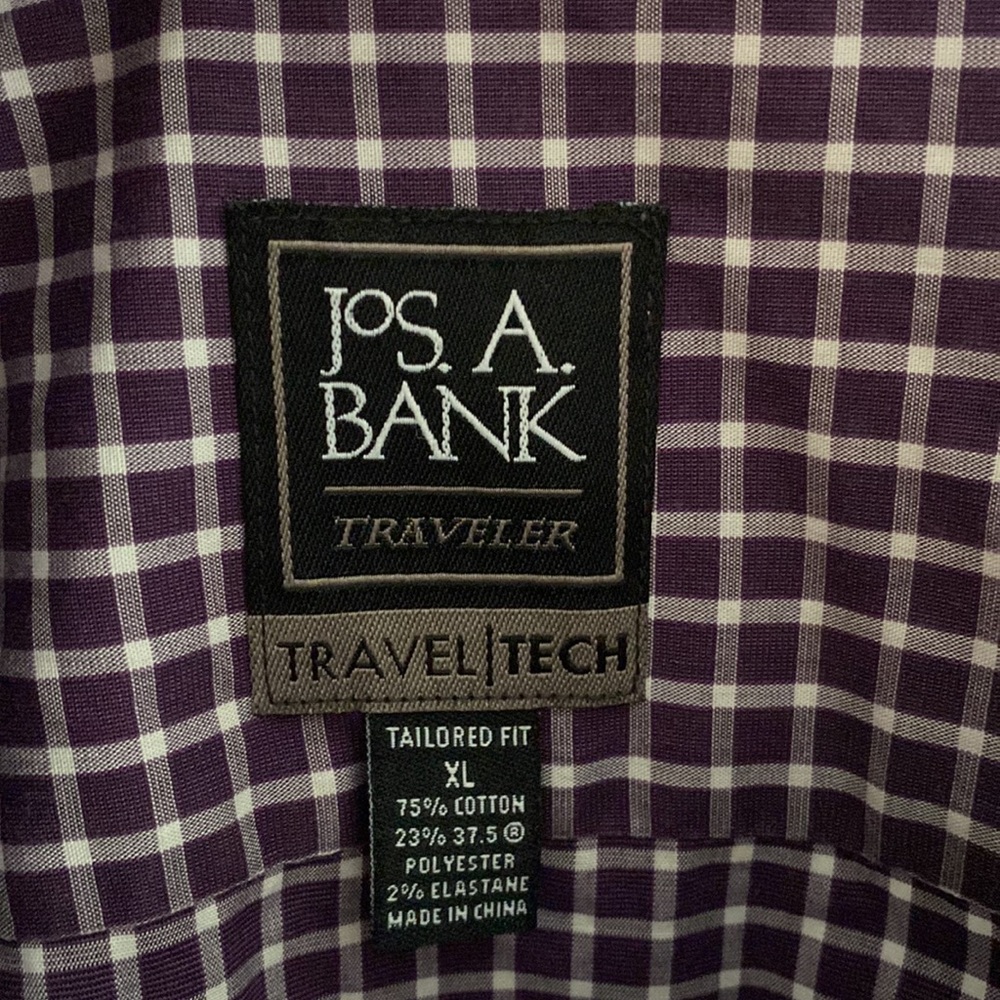 Jos A Bank button up shirt M XL - Picture 3 of 6